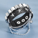 Rivet Star Pentagram Wrap Silver Multi-layered – Jewelry Gift Ideas — 4