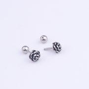 Simple Men's Earrings Round Moonlight Earbone Nail – Gifts for Him — 5