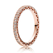 Simple Peach Heart Openwork Ring – Meaningful Gifts — 8