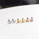 Crown Zircon Stud Earrings – Holiday Gift Ideas — 5