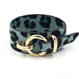 Ladies Leopard Print Leather Wide Bracelet – Jewelry Gift Ideas — 15