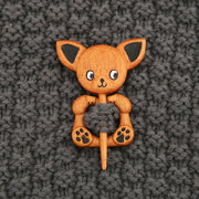 Wooden Animal Brooch Cute Gift Knitted Sweater – Jewelry Gift Ideas — 5