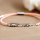 Pineapple Rope Bracelet Stainless Steel Engraved – Jewelry Gift Ideas — 1