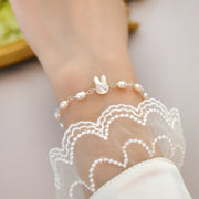 Jewelry Women's Freshwater Pearl Bunny Bracelet – Jewelry Gift Ideas — 7