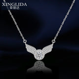 Angel Wing Pendant With Certificate Mossan – Jewelry Gift Ideas — 2