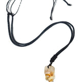 Braided Black Rope Pendant Necklace – Jewelry Gift Ideas — 5