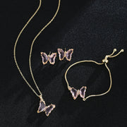 Butterfly Necklace Jewelry Set – Jewelry Gift Ideas — 16