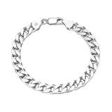 Hip Hop Cuban Chain S925 Sterling Silver Bracelet – Jewelry Gift Ideas — 5