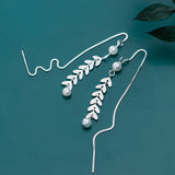 Pearl leaf tassel earrings – Surprise Gifts — 9