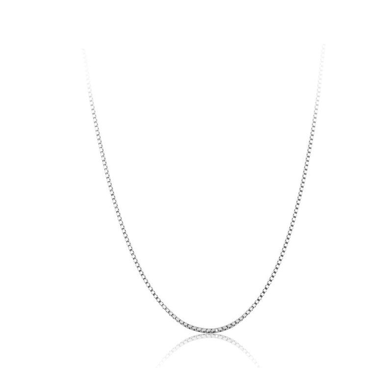 Silver necklace with chain – Jewelry Gift Ideas — 1