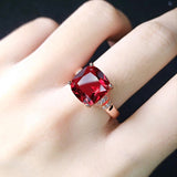 Emerald Ring Female Crystal Gem Ring – Gifts for Her — 4