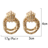 European And American Fashion Earrings Metal Diamond – Stylish Gifts — 5
