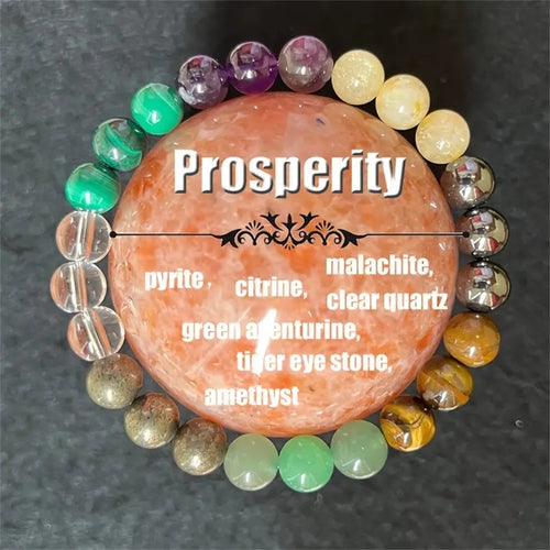 Amethyst Green Dongling Stone Beaded Bracelet – Jewelry Gift Ideas — 1