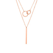Geometric Pendant Double-layer Stainless Steel – Jewelry Gift Ideas — 3