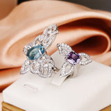 Light Luxury Rhinestone Butterfly Love Heart-shaped – Gifts for Her — 5