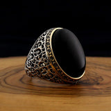 Men's New Fashion Domineering Large Ring Inlaid – Stylish Gifts — 2