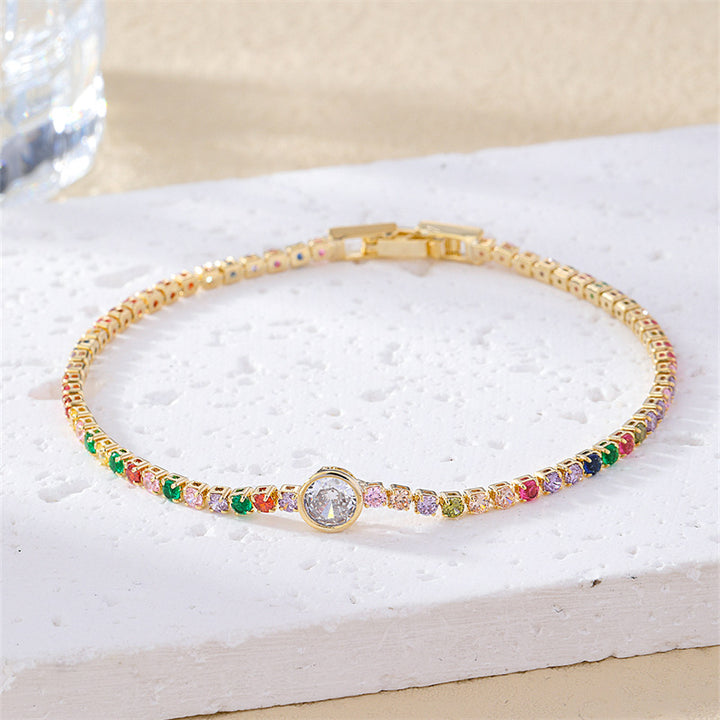 Copper Plating Color Zircon Special Interest – Jewelry Gift Ideas — 1