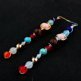 Universe Solar System Natural Stone Earrings – Holiday Gift Ideas — 10