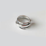 Multi Layer Irregular Temperament Smooth Winding Ring – Stylish Gifts — 2