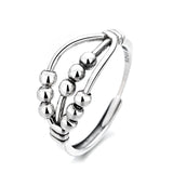 S925 Sterling Silver Fashion Simple Retro Three Layer – Stylish Gifts — 7