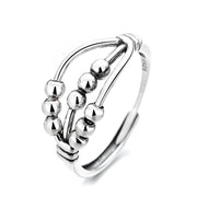 S925 Sterling Silver Fashion Simple Retro Three Layer – Stylish Gifts — 7