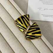 Vintage Triangle Oil Drop Silver Needle Zebra – Meaningful Gifts — 2