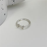 Sterling Silver Smooth Cylinder Ring – Stylish Gifts — 2