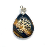 Women's Fashion Natural Stone Tiger Eye Pendant – Jewelry Gift Ideas — 9
