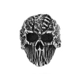 Ornaments Mummy Skull Men's Titanium Steel Ring – Gifts for Him — 4