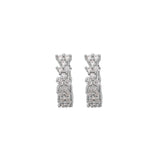 Simple Copper Inlaid Zircon Geometric Advanced Twin – Surprise Gifts — 6