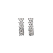 Simple Copper Inlaid Zircon Geometric Advanced Twin – Surprise Gifts — 6