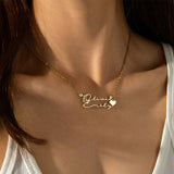 Stainless Steel English Double-layer Pendant – Jewelry Gift Ideas — 7