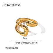 Classic Retro INS Style Stainless Steel Hollow – Stylish Gifts — 2