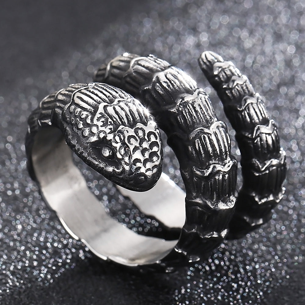 Vintage Fashion Stainless Steel Ring – Stylish Gifts — 1