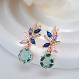 Fashion Creative Alloy Diamond-studded Ring Earrings – Stylish Gifts — 7