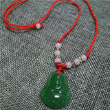 Glass Buddha Guanyin Red Rope Pendant Necklace – Jewelry Gift Ideas — 4