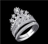 Crown Ring Women's Two-piece Ring – Gifts for Her — 2