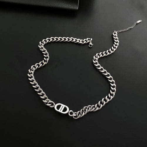 Colorless Cuban Chain Women's Necklace – Jewelry Gift Ideas — 2