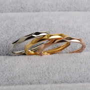 Ring Rose Gold Engraved Ladies Knuckle Ring – Gift Ideas — 1