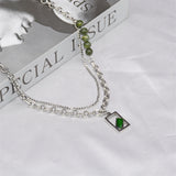 Titanium Steel Emerald Hip Hop Fashion Cool – Jewelry Gift Ideas — 4