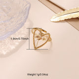 Women's Stainless Steel Preserved Fresh Flower Ring – Gifts for Her — 4