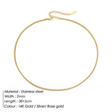 Female Titanium Steel Plated 18K Gold Necklace – Jewelry Gift Ideas — 2