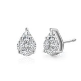 Water Drop Shape Full Drill Earrings Simple – Holiday Gift Ideas — 5