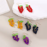 Vintage Design Grape Earrings For Women – Gifts for Her — 4