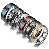 Dragon Pattern Rings Men Stainless Steel Ring – Jewelry Gift Ideas — 1
