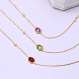 Sterling Silver Simple Crystal Power Stone – Jewelry Gift Ideas — 5