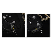 Butterfly Tassel Ear Clip Long Female Non-piercing – Gifts for Her — 9