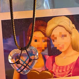 Natural Crystal Heart-shaped Choker Couple Girlfriends – Stylish Gifts — 5