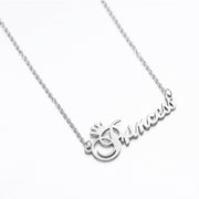 Women's Sterling Silver Titanium Necklace – Jewelry Gift Ideas — 6