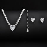 Two-piece Sweet Earrings Necklace – Jewelry Gift Ideas — 1